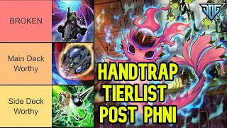 HandTrap Tier List Post PHNI & S:P Giveaway Yu-Gi-Oh!