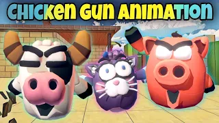 Chicken gun 3d animation / chicken gun game animation