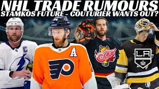 NHL Trade Rumours - Flames, Red Wings, Pens, Couturier Wants Out? Stamkos Future & Coaching Rumours