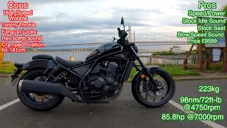 Honda Rebel 1100: Criticisms