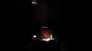Dancing to the Cure Hot Hot Hot split screen at Fiddler's Green 2016