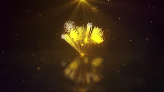 Happy new year fireworks animation background | Newyear fireworks Particular animation 4K Video Free