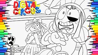 The amazing digital circus COlORING PAGE