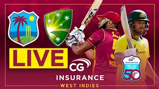 🔴LIVE | West Indies v Australia | 2nd CG Insurance ODI