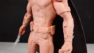 SCULPTING BATMAN | AIR DRY CLAY SCULPTURE | TIMELAPSE