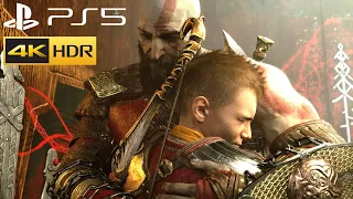 Kratos & Atreus Final Emotional Goodbye - God of War Ragnarok PS5 4K 60FPS HDR