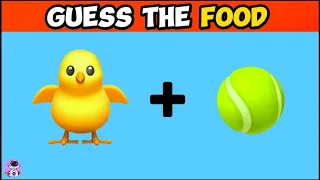 Guess the Food by Emoji  🧀🍔| #foodemoji