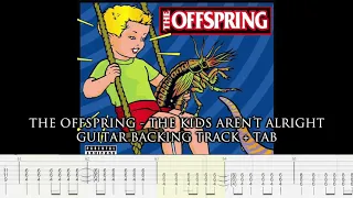 THE OFFSPRING - The kids aren´t alright [GUITARLESS BACKING TRACK + TAB]