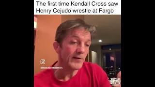 THE FIRST TIME KENDALL CROSS SAW HENRY WRESTLE AT FARGO (The Henry Cejudo Experience) #short #ufc288