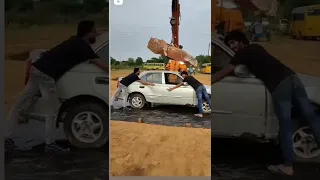 crazy xyz car crash prank