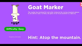 How to get Goat Marker - Find The Markers