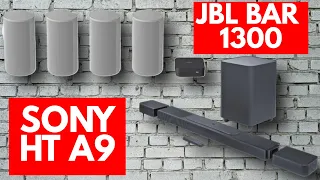 JBL Bar 1300 VS Sony HT A9 BEST SPECS COMPARISON MOST EXPENSIVE & POWERFULL!SOUNDBAR VS HOME CINEMA😱