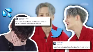 K-pop idols reading thirst tweets