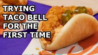 Trying TACO BELL for the FIRST TIME! *SUPER SPICY* 🥵