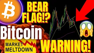 MAJOR WARNING FOR BITCOIN... Could it be a GIANT BEAR FLAG and what is the TARGET!?