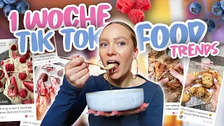 1 Woche Tik Tok Trends essen 🫐 *ich mach nie wieder was anderes in my life*| CARAMELLA