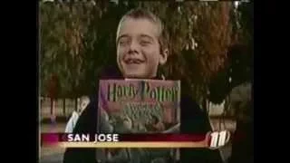 KNTV 1999 - JK Rowling at Willow Glen High School for Harry Potter Book Signing