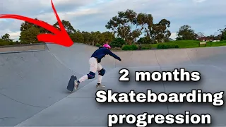 2 month skateboard progression