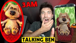 CALLING TALKING BEN ON FACETIME AT 3AM | TALKING BEN.EXE CALLED ME AT 3AM!!