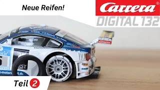 Von 0-100: CARRERA D132 TUNING Teil 2: Besser mit Ortmann Reifen!