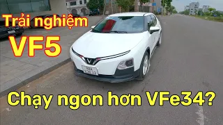 Vinfast VF5 - Trải nghiệm thực tế chạy  có thực sự ngon? Xe điện 500 triệu cả pin!