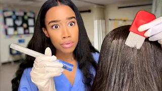 ASMR School Nurse Lice Check Role-play (You’re Infested!!) 🪲🔦 Lice Check Removal ASMR