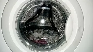 (FOR 1500 SUBS) New Indesit WGD1236TX Washer/Dryer - Overview and running White Cotton 90'c