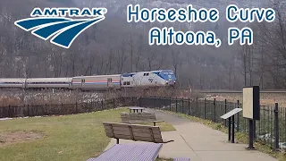 Amtrak 42 "The Pennsylvanian" At Horseshoe Curve - Altoona, PA