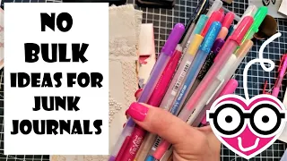 How to Add Junk Journal Embellishments Without Bulk! The Paper Outpost :)