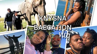 BAECATION vlog In KNYSNA 🌴☀️👫 • #DiaryOfDatingAChamP • Elephant Tour • Exploring South Africa 🇿🇦