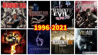 RESIDENT EVIL 1-8 ALL TRAILERS (1996-2021)