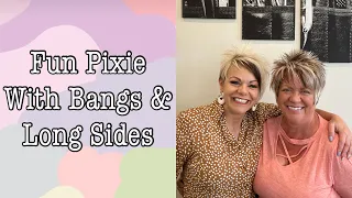 Pixie Cut With Long Bangs | Over 60 Hairstyles