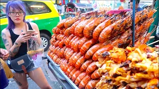 Huge Amount! Amazing Thai Seafood Cooked by Master Chefs - Thai Street Food