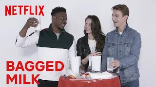 Bagged Milk?? with the Spinning Out Cast | Netflix