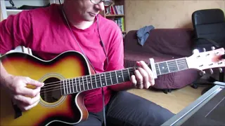 Bonnie and Clyde(Serge Gainsbourg) cover guitare acoustique