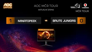 Brute Juniors vs. MinatoPeek | AOC MČR Tour – 4. kvalifikace | Semifinále