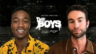 'The Boys' Season 2 Jessie T. Usher (A-Train) & Chace Crawford (The Deep) Interview