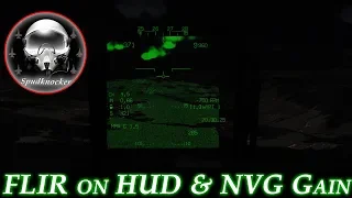 DCS: AV-8B NA Harrier II | FLIR on HUD & NVG Gain/Brightness Tutorial!