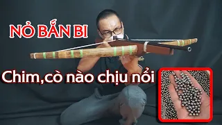 Nỏ bắn bi sắt - Hướng dẫn làm nỏ bắn bi săn chim,sóc | crossbow shooting iron balls | MỘC NHÂN DIY