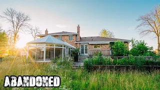 Abandoned Moldy Overgrown House With Beautiful Sunroom (Forgotten Homes Ontario Ep.65)