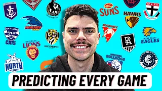 Predicting EVERY GAME of the 2024 AFL Season