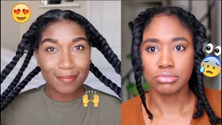 I followed Naptural85's Twistout Tutorial and this happened...|Natural Hair Tutorial