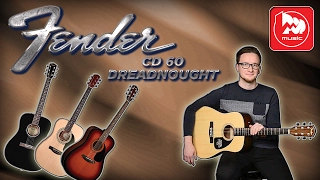 FENDER CD-60 - одна из лучших акустических гитар своей ценовой категории