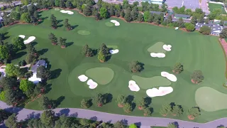 The Masters Augusta National Club Drone Aerial View