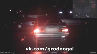 Преследование и задержание пьяного водителя в Гродно