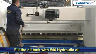Preparing Steps Before Operating Hydraulic Press Brake, How to start bending machine