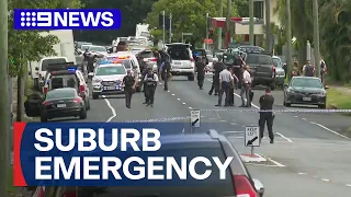 Police lock down entire suburb after shots heard in Cairns | 9 News Australia