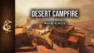 Desert Campfire | Relaxing Ambience | 1 Hour