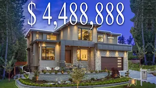 Inside a MODERN LUXURY MANSION worth $4,488,888 | Luxury Mansions Vancouver