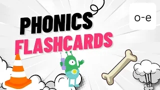 "Mastering the 'o-e' Sound with Phonics Flashcards"